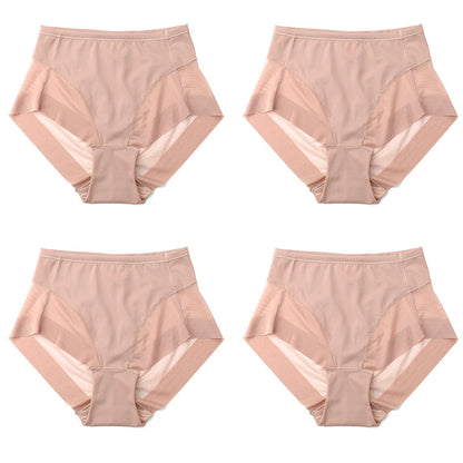 ⏳High Waist Ice Silk Seamless Shaping Briefs