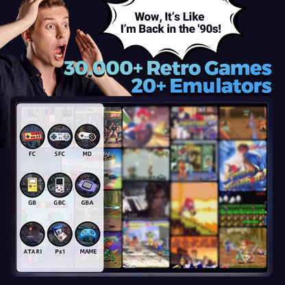 🔥 50% OFF DURING THE NEW YEAR SALE! Retro Game Console Stick – Dual Sticks, Plug & Play, 64/128 GB Memory