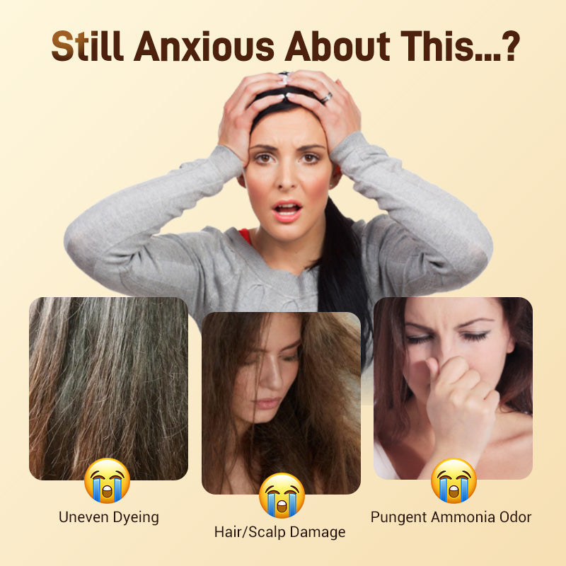 🔥 2025 Hot Sale 🔥Nourishing Plant-Based Hair Color🎁Free Gift brush!