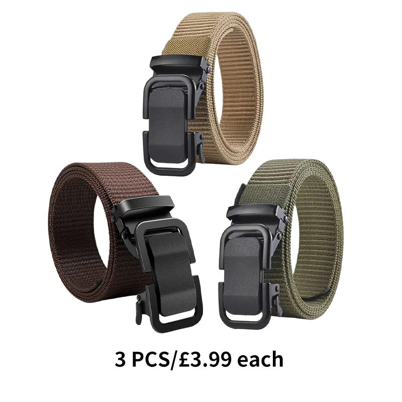 🛡️ 50% OFF NOW! 🔥 Men's Tactical Nylon Belt - Heavy-Duty Buckle & Adjustable Fit, Ideal for Outdoor/Work/Daily Use ⚙️📦