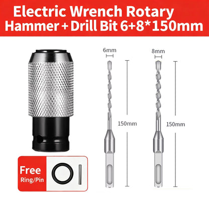 🔧 50% OFF NOW! ⚙️ Electric Wrench Drill Bit Adapter – Quick Change, Universal Fit & Durable for Professional and DIY Use 🔨📦