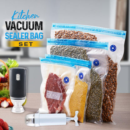 🔥2025 Big Sale 50% OFF🔥Kitchen Vacuum Sealer Bag Set