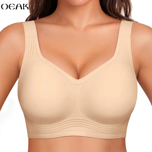 👙LAST DAY PROMOTION - 50%OFF 👙Women's Seamless Full Coverage Wireless Bra - Ultra-Soft Support & Invisible Comfort for Everyday Wear 🌸💫