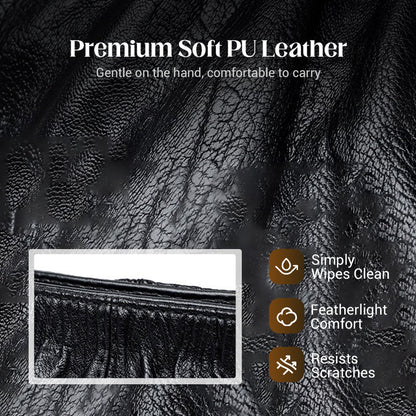 🔥Casual Pleated Bucket Soft Leather Handbag Shoulder Bag