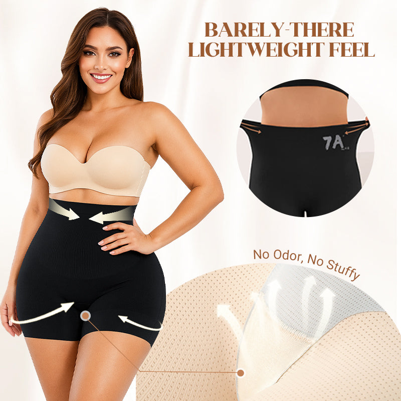 🔥New Hot Selling❤️‍🔥 Women High-Waist Ice Silk Underwear with Tummy-Control & Hip-Lifting