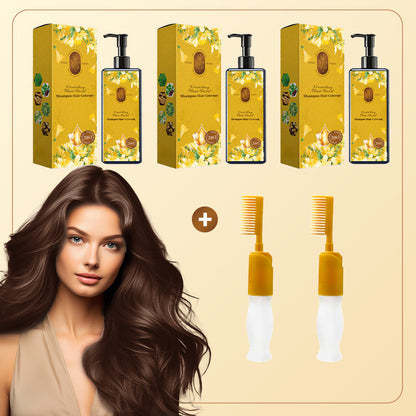 🔥 2025 Hot Sale 🔥Nourishing Plant-Based Hair Color🎁Free Gift brush!