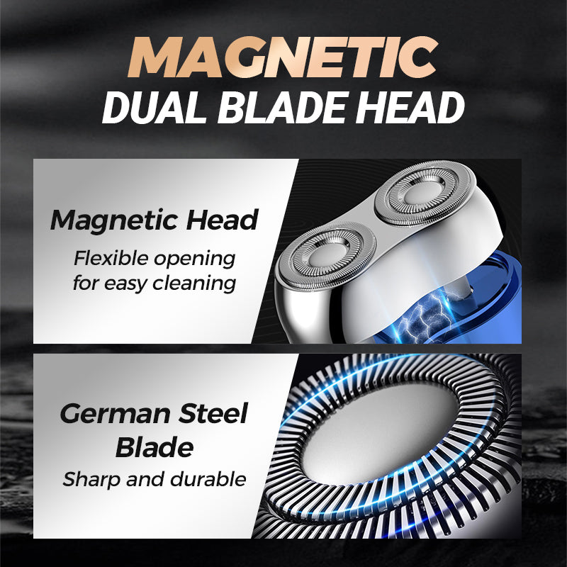 ⏳LIMITED HOT SALE 50% OFF!!💥2025 New Mini Double Head Electric Shave