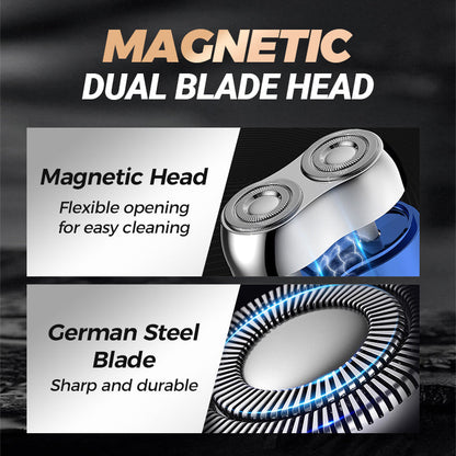 ⏳LIMITED HOT SALE 50% OFF!!💥2025 New Mini Double Head Electric Shave