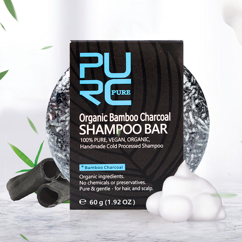Handmade Bamboo Charcoal Natural Shampoo Soap