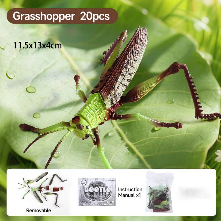 🐞🎄New collection✨ Insect & Animal Building Toys - 3 Levels of Difficulty, Non-Toxic Materials, Educational 🎨⚙️