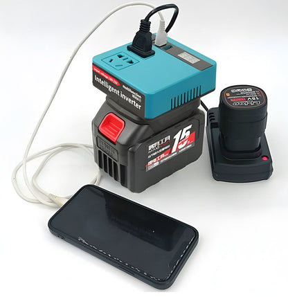 🔥Winterangebot 59% RABATT🧰️Smart Wechselrichter mit Lithium-Batterie