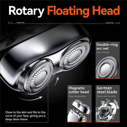 ⏳LIMITED HOT SALE 50% OFF!!💥2025 New Mini Double Head Electric Shave