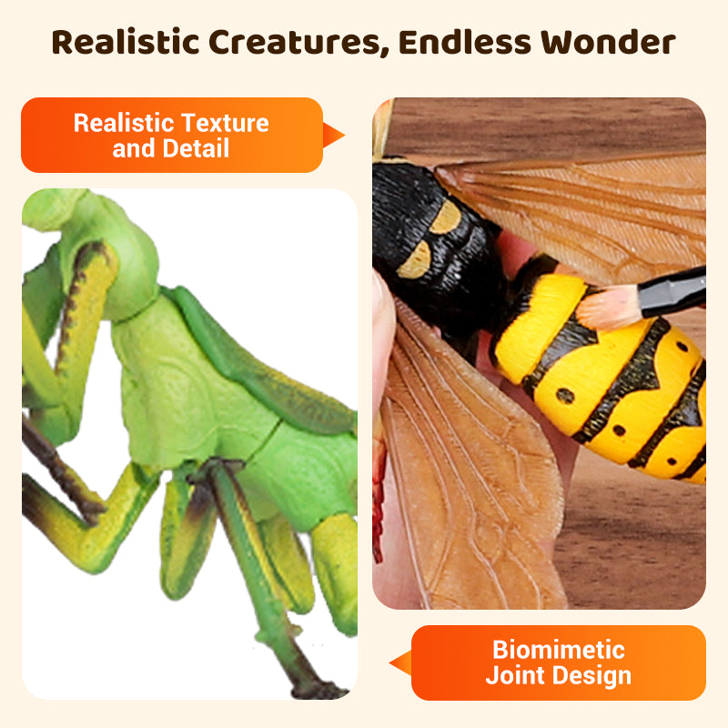 🐞🎄New collection✨ Insect & Animal Building Toys - 3 Levels of Difficulty, Non-Toxic Materials, Educational 🎨⚙️