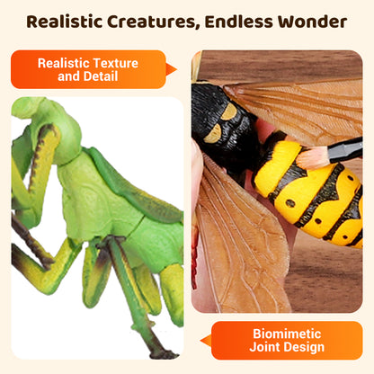 🐞🎄New collection✨ Insect & Animal Building Toys - 3 Levels of Difficulty, Non-Toxic Materials, Educational 🎨⚙️