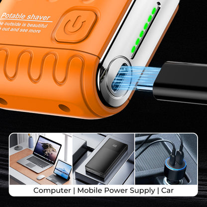 🔥🎉 Winter Hot Sale: 59% OFF! 🎁Portable Rotary Dual Ring Electric Shaver🚀