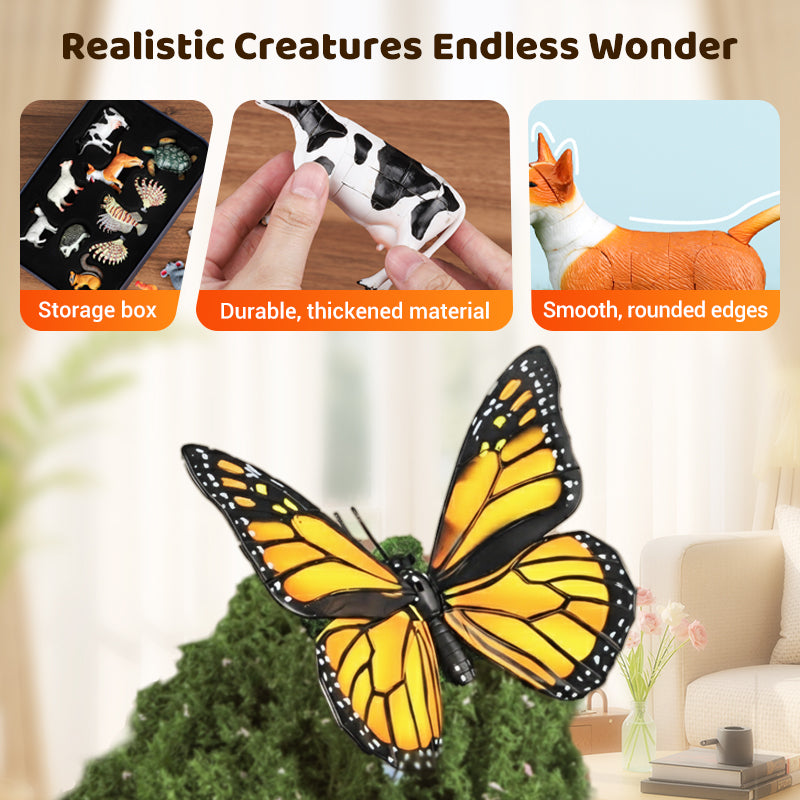 🐞🎄New collection✨ Insect & Animal Building Toys - 3 Levels of Difficulty, Non-Toxic Materials, Educational 🎨⚙️