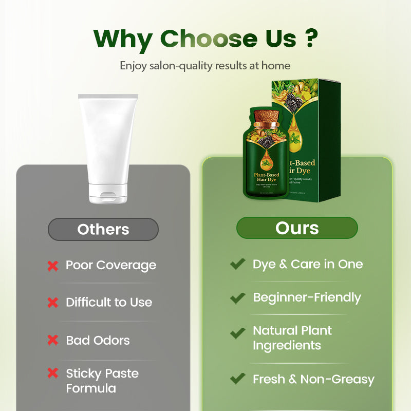 Gentle Plant-Based Quick-Use Hair Dye（50% OFF）