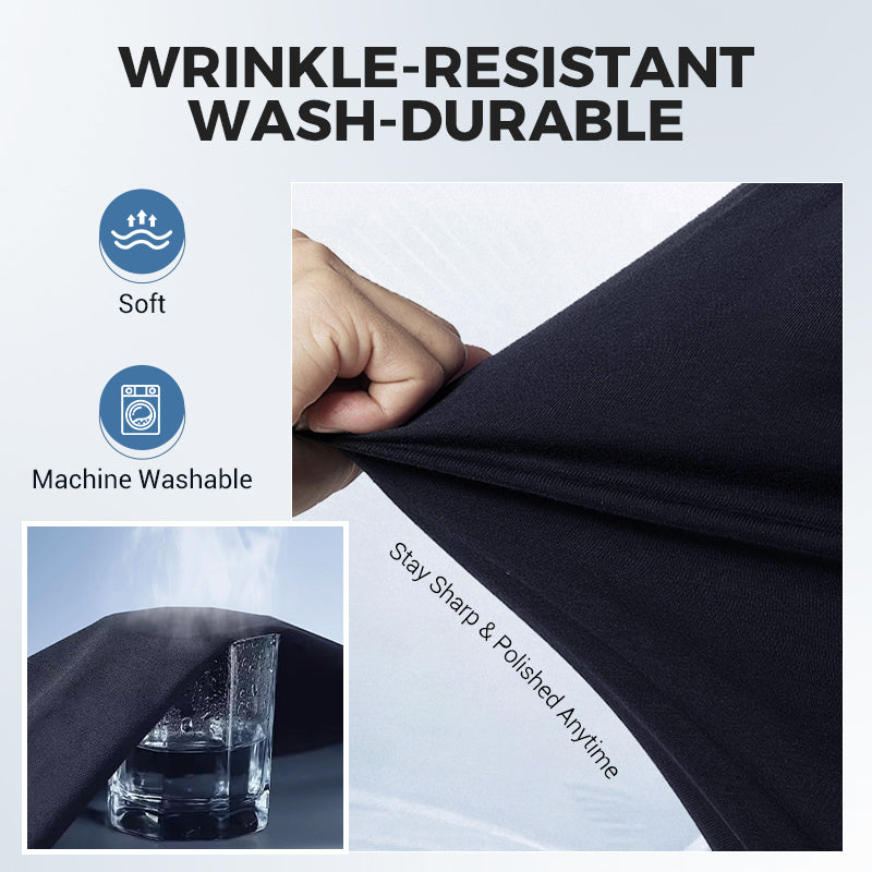 Men’s Casual Solid Color 2-Piece Set – Jacket & Pants