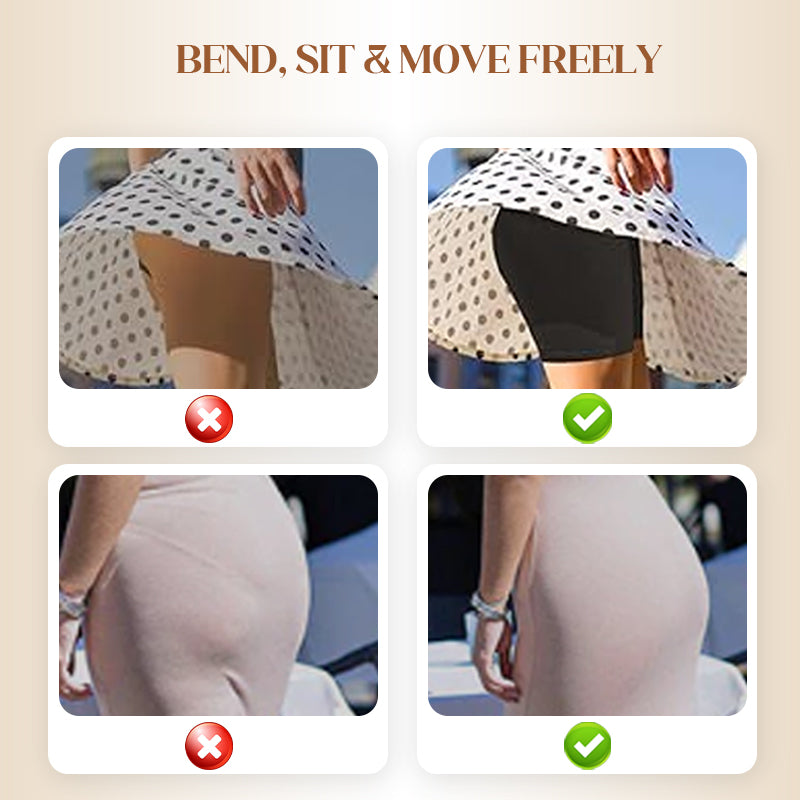 🔥New Hot Selling❤️‍🔥 Women High-Waist Ice Silk Underwear with Tummy-Control & Hip-Lifting