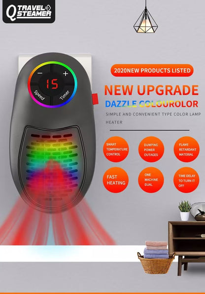 🔥LAST DAY SALE 50% OFF!!🏆Flash Sale⚡ 50K+ SOLD! Almost Gone-💥Easylife Plug-in Go Heater – Portable Ceramic Heater with Adjustable Temperature & Remote Control