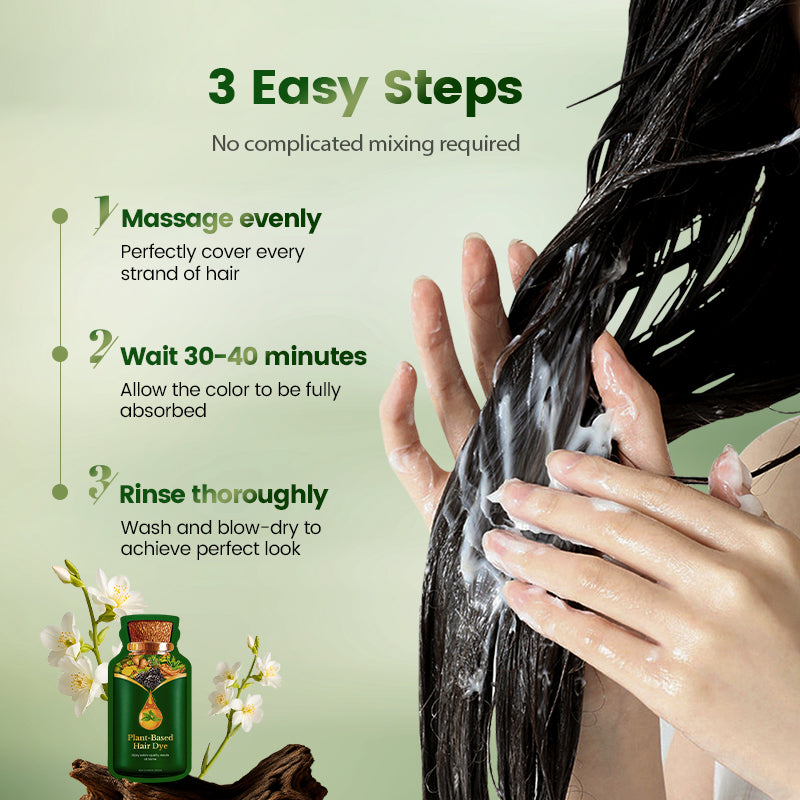 Gentle Plant-Based Quick-Use Hair Dye（50% OFF）