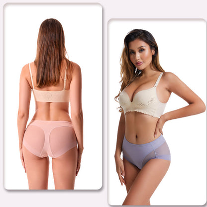 ⏳High Waist Ice Silk Seamless Shaping Briefs