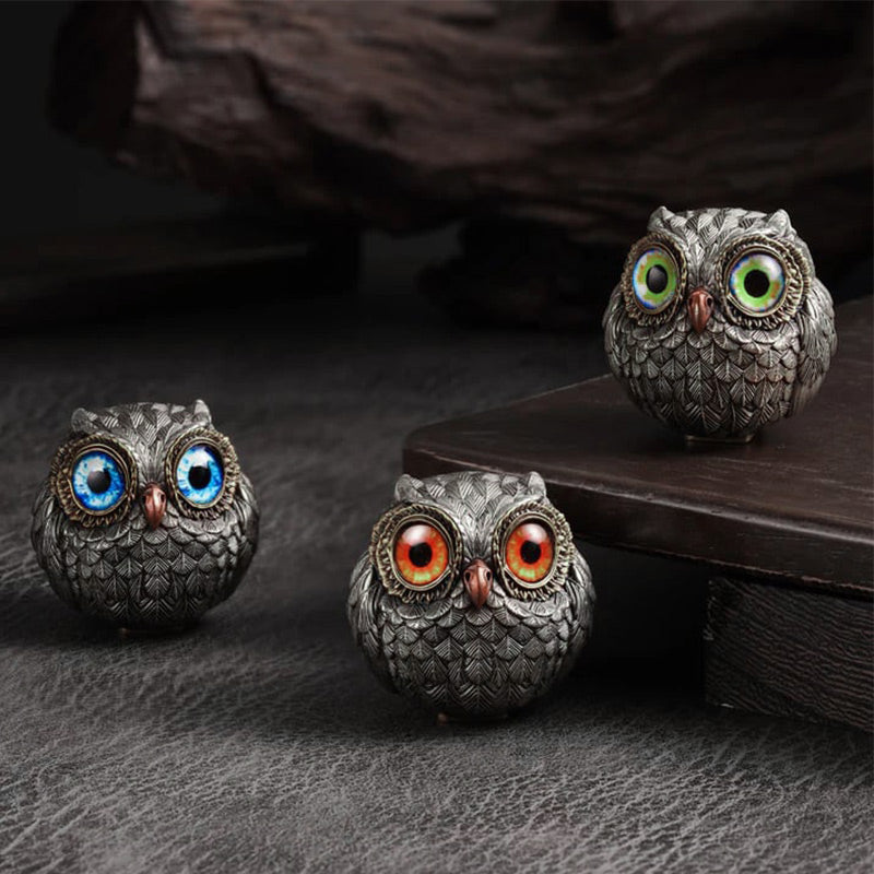 💖2025 Hot Sale💖 Realistic Lucky Owl Guardian Figurine