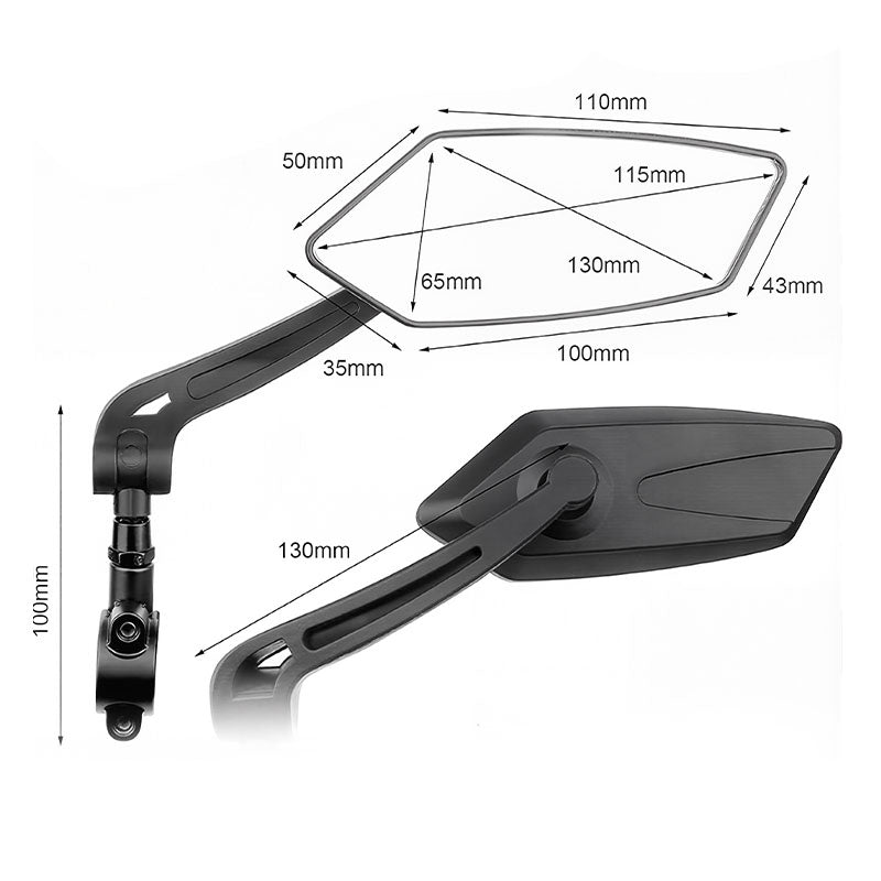 🔥Hot SALE 50% OFF🔥360° Rotatable Adjustable Bicycle Rearview Mirror