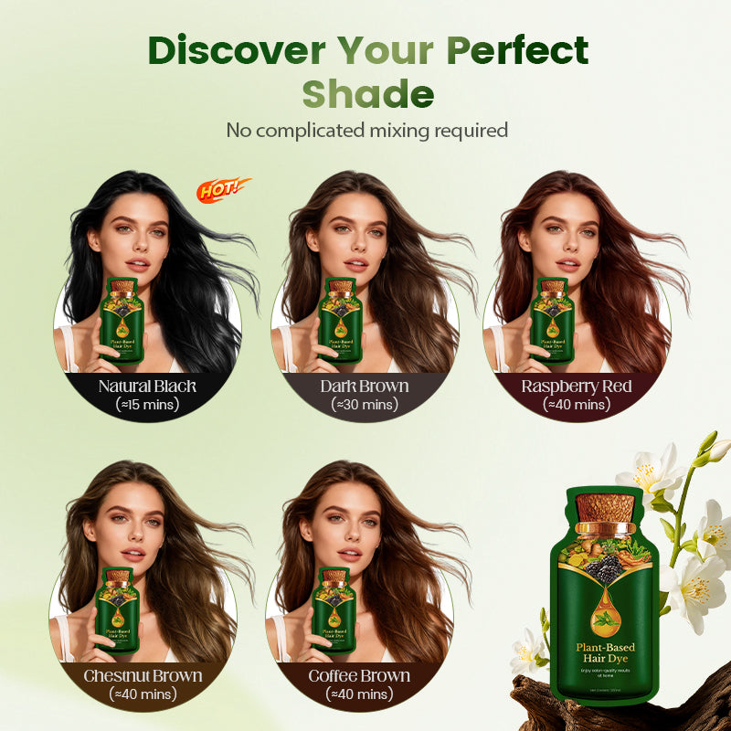 Gentle Plant-Based Quick-Use Hair Dye（50% OFF）