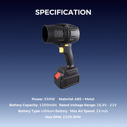 🔥2025 NEW SALES - 50% OFF🔥Wireless Portable Turbocharged High Power Rechargeable Blower