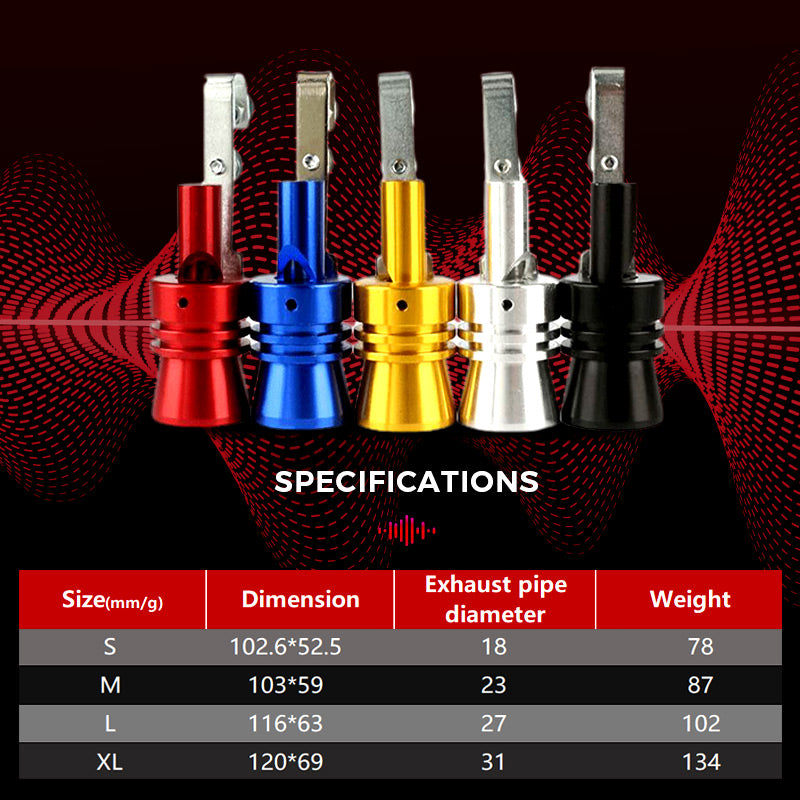 🏎️💨2026 New Release🏍️ Turbo Sound Simulator Whistle for Any Cars - Give Any Vehicle an Instant Sports Car Roar!