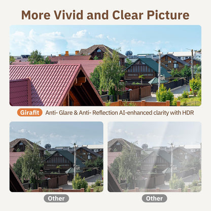 3MP 2K Window Camera,2.4GHz & 5GHz WiFi Indoor Cameras,ChromaMax Al Color Night Vision,Person & Motion Detection,Easy & Quick Install