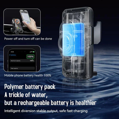 🔥HOT SALE 57% OFF🎁⚡Over 50,000 sold! 📱Smart 2-in-1 Car Rotating Mobile Phone Holder & Wireless Charger⚡