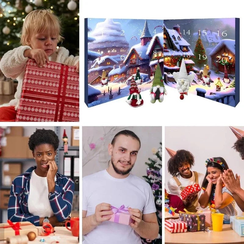 💝Gift Idea Hot sale 49% OFF🌲2025 Christmas Gnome Advent Calendar🎅
