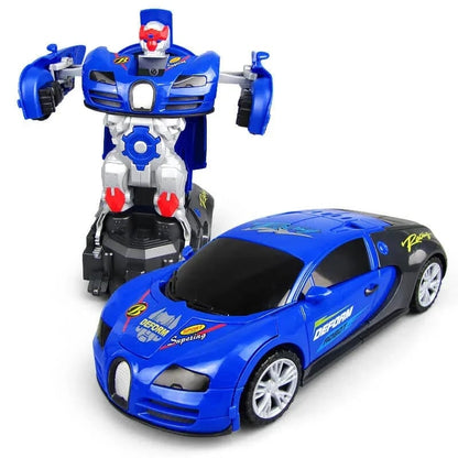 🎁Hot Sale🔥Electric Universal Deformation Police Toy Car🎁Best Gift For Kid🥳
