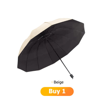 📢  HOT SALE 49% OFF ☔12-Rib Large Foldable Windproof Umbrella