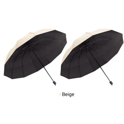 📢  HOT SALE 49% OFF ☔12-Rib Large Foldable Windproof Umbrella