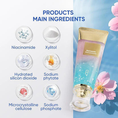 🪥New Hot Selling-Buy 2 Get 1 Free🦷Niacinamide Toothpaste for Bright White Teeth🦷The New Secret Weapon for Your Smile!