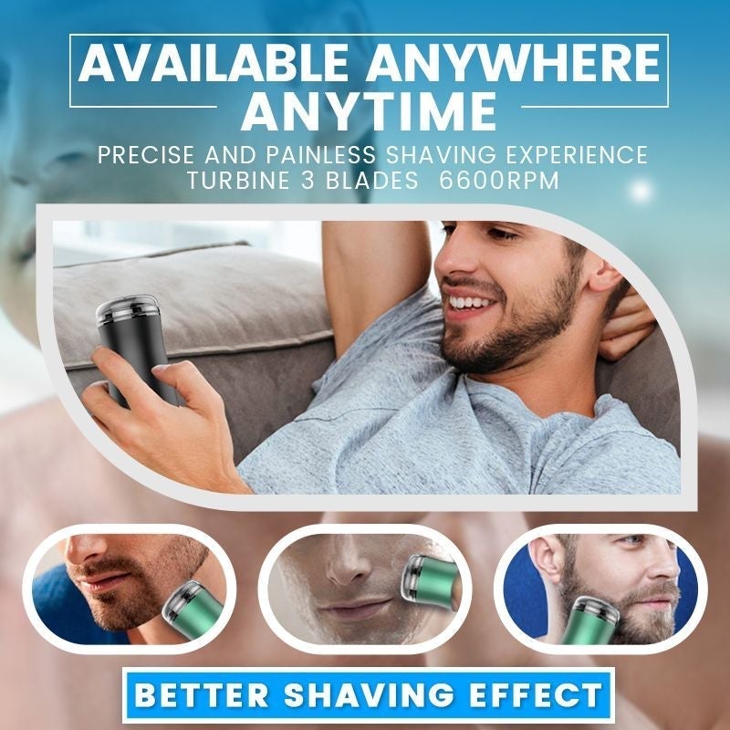 🔥🔥🔥Christmas sale【 Super high discount】——🪒Washable pocket-sized electric shaver