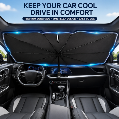 📢📢50% OFF !! ⏰☂️ Upgraded Car Windshield Sun Shade Umbrella❄️