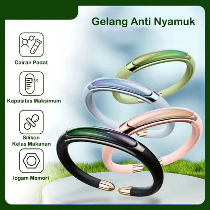 💖2025 Hot Sale💖 Quick & Strong Plant-Derived Mosquito Repellent Silicone Bracelet