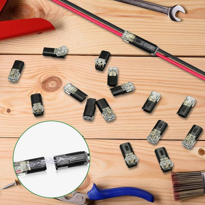 🥳2026 HOT SALE🥳💞50K+ SOLD!💥🔥🛡️ Final Day – Ends Tonight! ⏰ Double-Wire Connector with LOCKING Buckle 50% OFF! Secure lock, no slips. The reliable choice for safe, solid connections. ⚡🔒