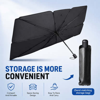 📢📢50% OFF !! ⏰☂️ Upgraded Car Windshield Sun Shade Umbrella❄️