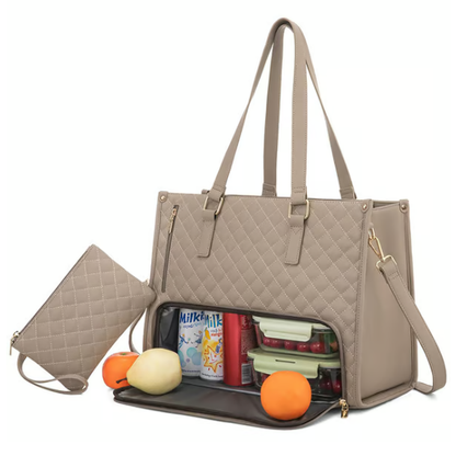 🔥Hot Sale 50% OFF🔥3 in 1 Lunch Tote Bag for Women🎁Free Matching Wallet⏰