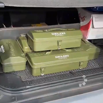 🔥New Hot Selling❤️‍🔥 Metal Tool Organizer Box