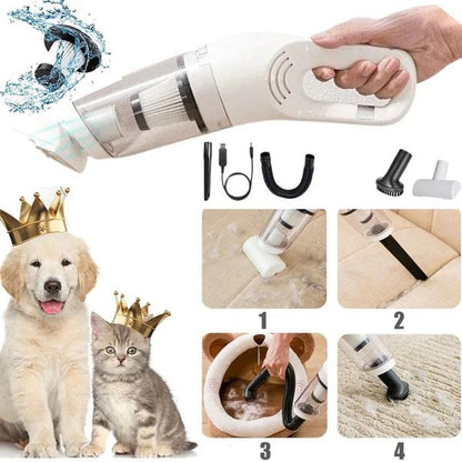 ⏳Time-Limited Special⏰Classic Handheld Pet Vacuum | Lightweight, Portable Cleaning | Includes 3 Accessories