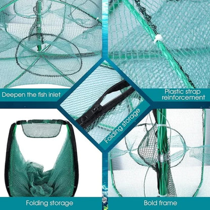 🔥Auto-Foldable Strengthened Fishing Trap Net