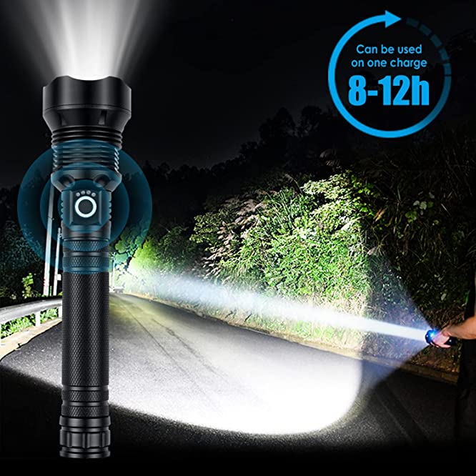 💥Christmas Sale 50% OFF🔦20000 Lumen Tactical Flashlight-Extreme Beam & Power Bank Function⚡