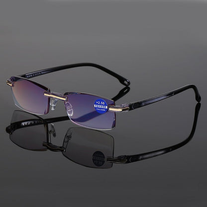 Sapphire high hardness✨Anti blue progressive Far And Near Dual-Use Reading Glasses
