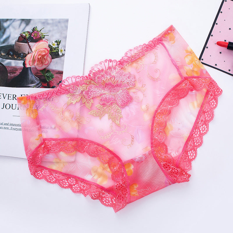 🎉 Last In Stock🎉Antibacterial Cotton Panty With Lace Embroidery